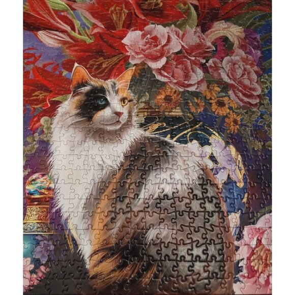 Buffalo Games 750 Piece Nene Thomas Cats Feline Elegance Jigsaw Puzzle - Picture 4 of 12